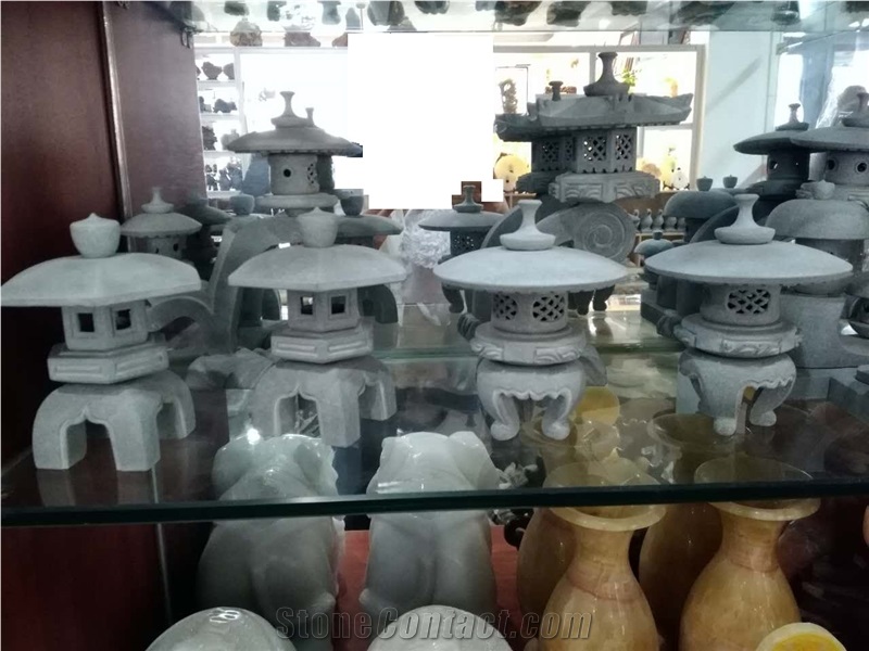 Very Small Little and Miniature Mini Japanese Style Stone Lanterns