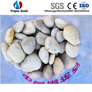 Washed Tumbled Walkway Pebble River Pebbles Stone Garden Landscaping