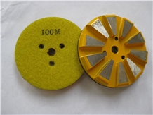 3 Inches Metal Diamonds Grinding Pads for Floor Grinder Machine