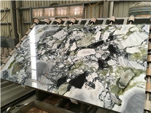 Best Price White Beauty Marble Slabs/Ice Connect Marble Tiles
