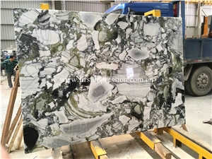 Cheapest White Beauty Marble Slabs/Ice Connect Marble Tiles