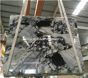China White Beauty Marble Slabs/Ice Connect Marble for Covering Tiles