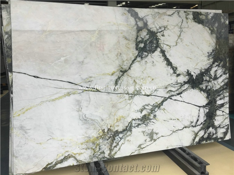 Hot White Marble Slabs/Clivia White Marble Tiles for Flooring&Walling