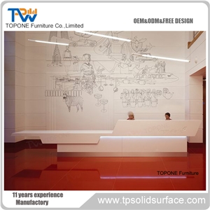 Hot Selling Solid Surface Office Furniture