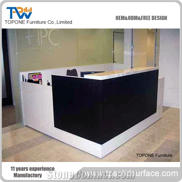 Red and White High Qualiy Reception Desk/Reception Counter