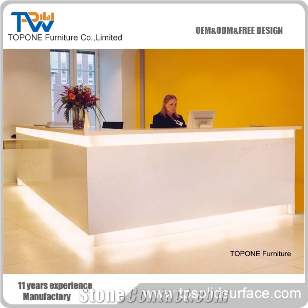 Table Top Design Reception Desk Reception Counter