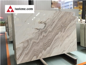 Blue Gold Sand Marble Slabs for Floor and Background Wall Tiles