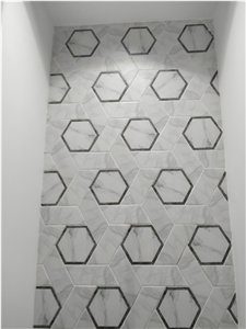 Carrara Hexagon Porcelain Tile,Carrara White Tile