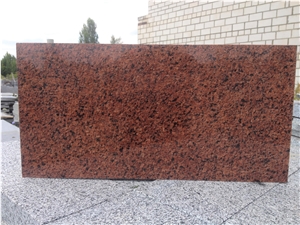 Maple Red Granite Tiles, Polished Finish