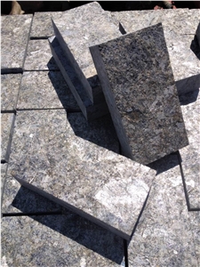 Neverovskiy Labradorite (Black Ice) Granite Pavers Flamed