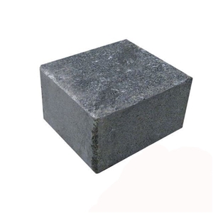 Ukrainian Gabbro 4 Sides Cut Cobblestone Pavers, Notte Nero Gabbro Cube Stone