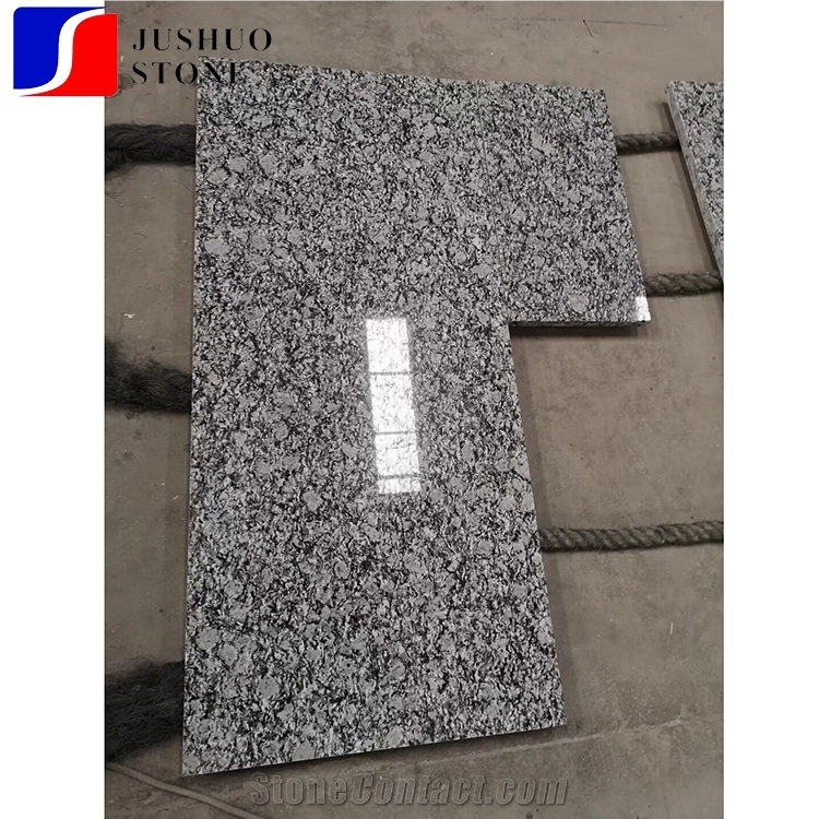China Granite Tiles Spray White Granite Blocks Sea Wave Granite