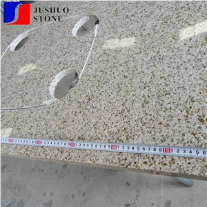 G682 China Granite Slabs Tiles Padang Giallo Golden Yellow Countertop