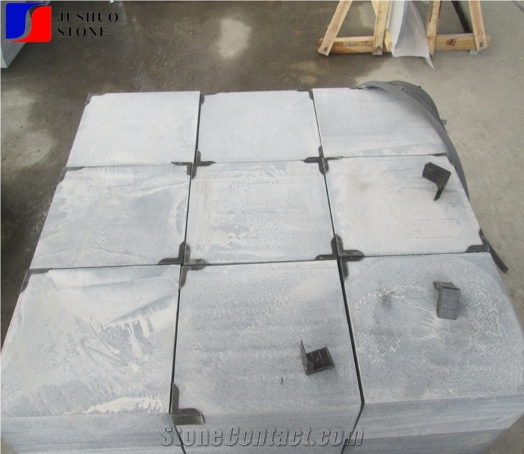 Granite G654 Cubes,All Sides Cut G654 Black Granite Cobble Patio Paver