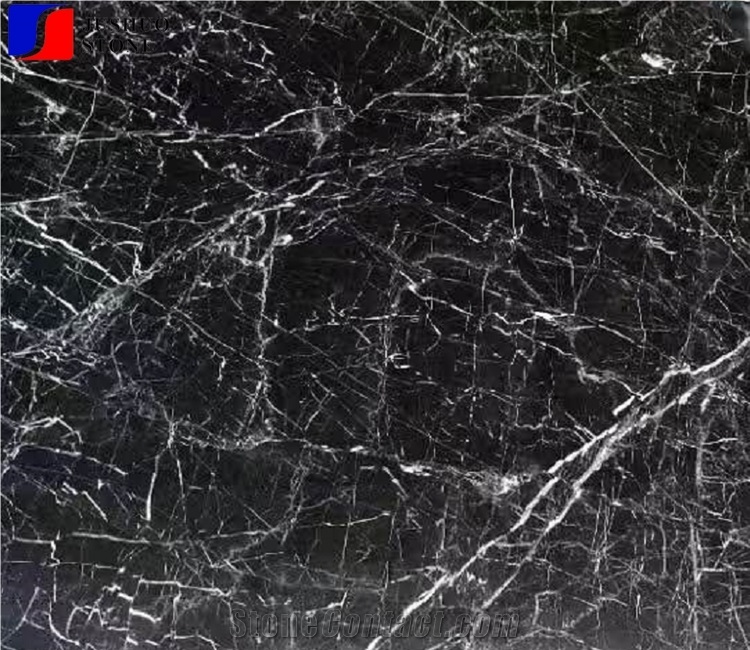 Nero Italian Black Marble Designs With White Veins From China Stonecontact Com