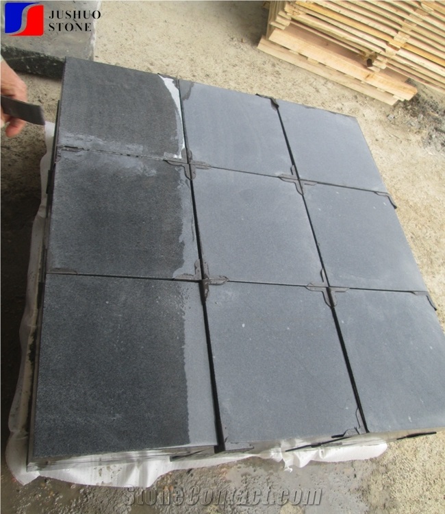 New G654 Padang Dark Grey Granite Natural Machine Cut Paving Stone