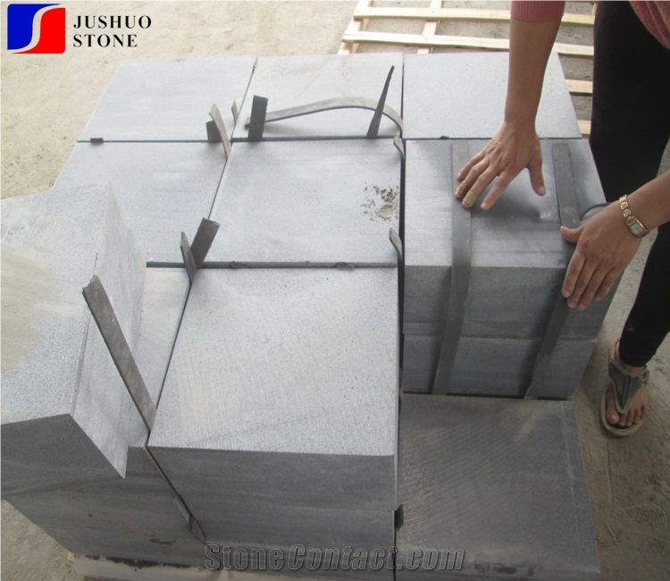 Padang Scuro Granite,Palladio Light G654 Machine Cut Cube Side Bevel