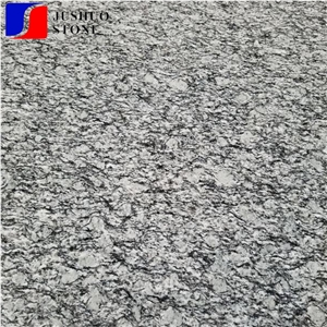 Polished Spindrif Sea-Wave White Granite Slabs for Flooring/Wall Cover