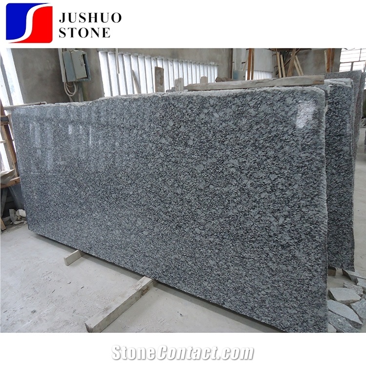 Polished Spindrif Sea-Wave White Granite Slabs for Flooring/Wall Cover