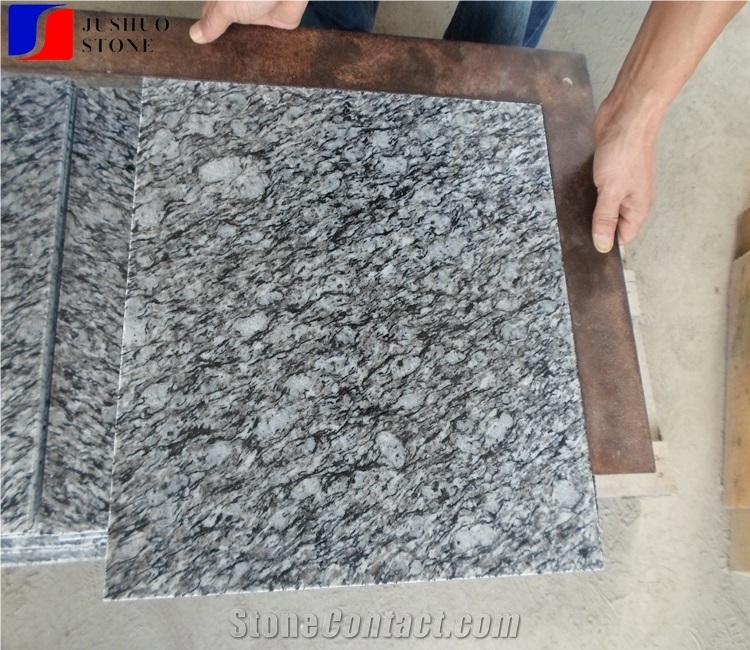 Zijiang White Granite,Zijiang Spray,Zijiang Sea Flower Floor/Wall Tile