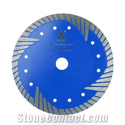 Hot Pressed Protective Teeth Diamond Saw Blade for Cutting Concrete