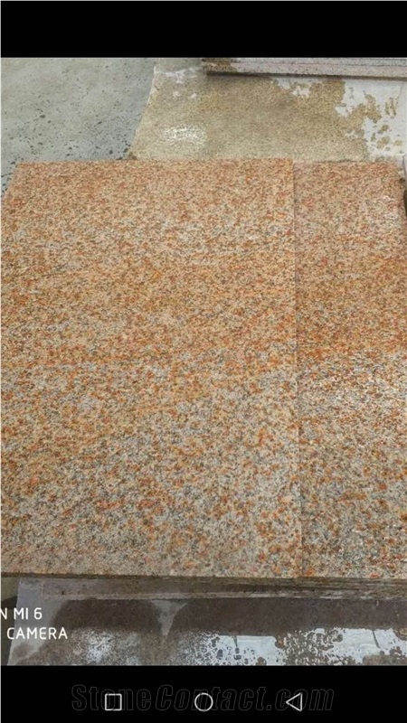 G682 Yellow Rusty Granite Tiles