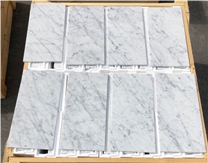 White Carrara C Tiles, Bianco Carrara C White Marble