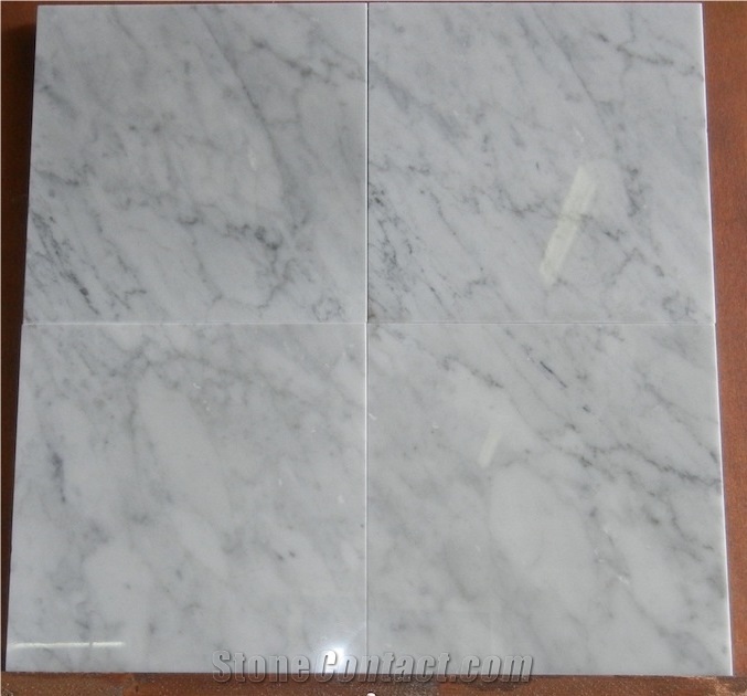 White Carrara Cd Tiles, Bianco Carrara Cd White Marble