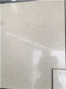 Adonil Beige Artificial Marble Engineered Stone Slabs&Tiles for Countertop