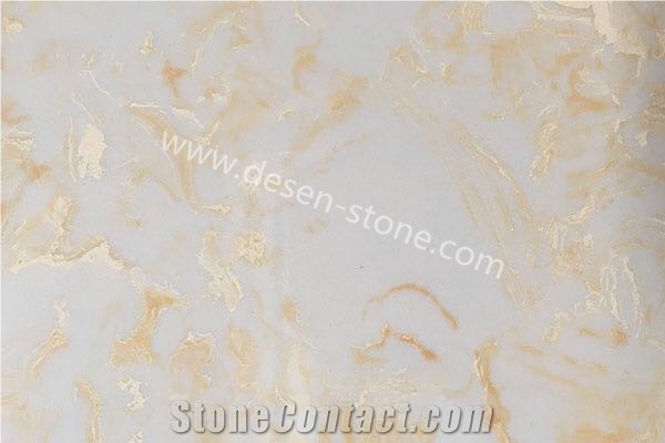Amber Golden Jade Quartz Stone Artificial Marble Stone Slabs&Tiles