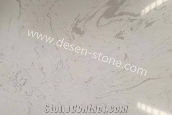Ariston White Artificial Marble Engineered Stone Slabs&Tiles Skirtings