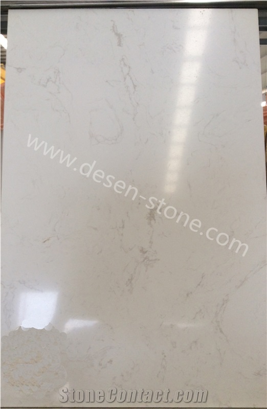 Ariston White Quartz Artificial Marble Stone Slabs&Tiles Walling