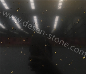 Black Galaxy Engineered Stone/Artificial Granite Stone Slabs&Tiles