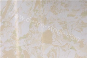 Blooming Flowers Quartz Stone/Artificial Marble Stone Slabs&Tiles Wall