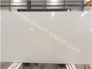 Calla White Artificial Marble Engineered Stone Slabs&Tiles for Countertops