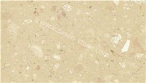 Cream Marfil Quartz Stone/Artificial Marble Stone Slabs&Tiles Skirting