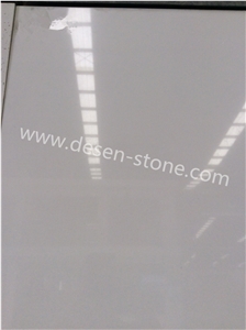 Crystal White Quartz Stone/Artificial Marble Stone Slabs&Tiles Walling