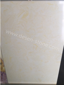 Daschi Beige Artificial Marble Engineered Stone Slabs&Tiles Skirtings