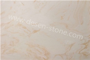 Golden Years Quartz Stone/Artificial Marble Stone Slabs&Tiles Flooring