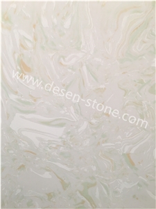 Hetian Green Jade Quartz Stone/Artificial Marble Stone Slabs&Tiles