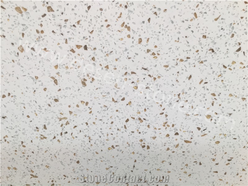 New Luxury Gold Artificial Marble Engineered Stone Slabs&Tiles Walling