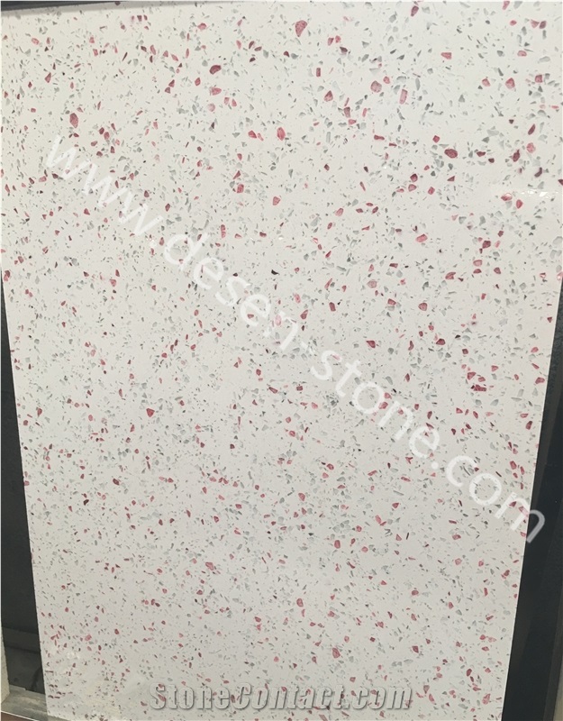 Red Diamond Artificial Marble Engineered Stone Slabs&Tiles for Vanity Tops