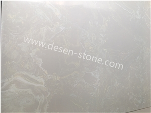 Royal Green Jade Quartz Artificial Marble Stone Slabs&Tiles Wall