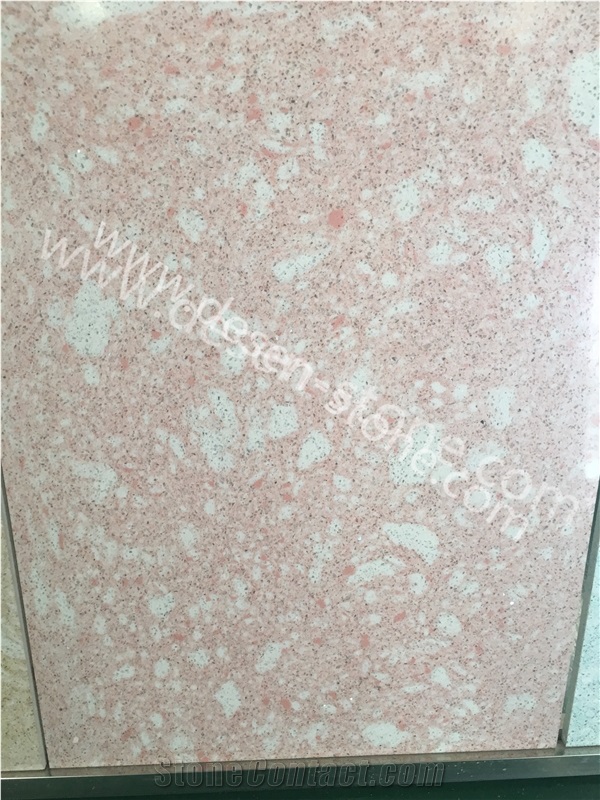 Salisbury Red Quartz Stone/Artificial Marble Stone Slabs&Tiles Walling