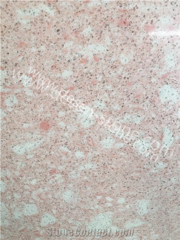 Salisbury Red Quartz Stone/Artificial Marble Stone Slabs&Tiles Walling