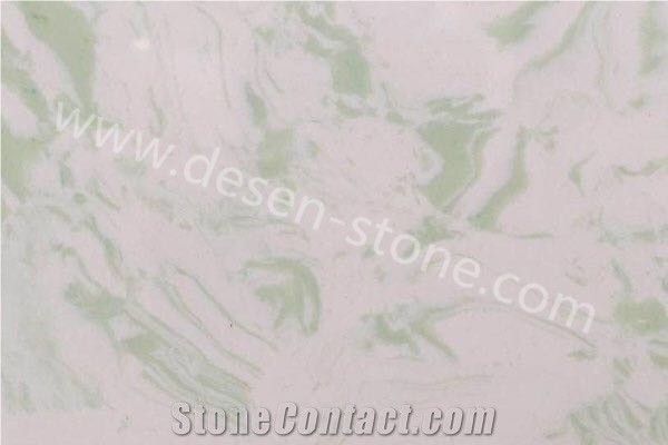Silk Emerald Jade Artificial Onyx Engineered Stone Slabs&Tiles Walling
