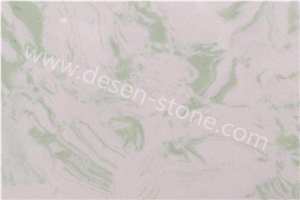 Silk Emerald Jade Artificial Onyx Engineered Stone Slabs&Tiles Walling