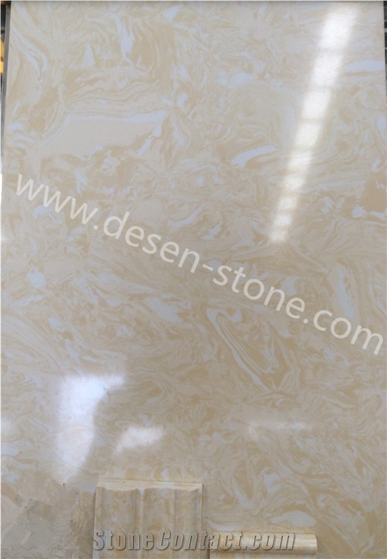 White Rose Artificial Marble Engineered Stone Slabs&Tiles for Countertops