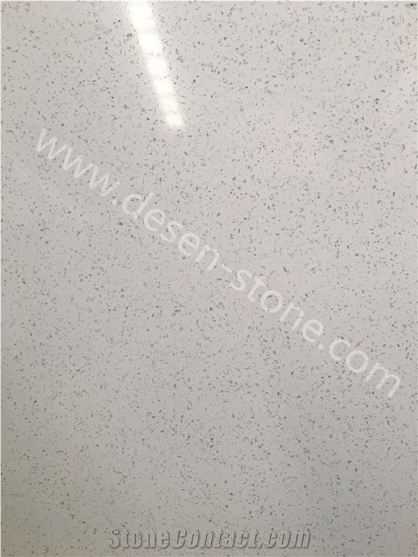White Star Diamond Quartz Stone/Artificial Marble Stone Slabs&Tiles