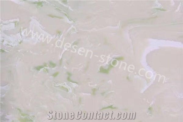 Wizard Green Artificial Onyx Engineered Stone Slabs&Tiles Backgrounds